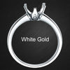 7.8 Carat Moissanite 16x8.75mm Old Mine oval Cut 14K Solid White Gold Solitaire Donut Band 1.8-3.2mm for Woman