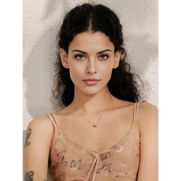 Yhpup Vintage Thick Star Pentagram Pendant Minimalist Necklace Stainless Steel 18K PVD Plated Daily Popular Jewelry Wholesale